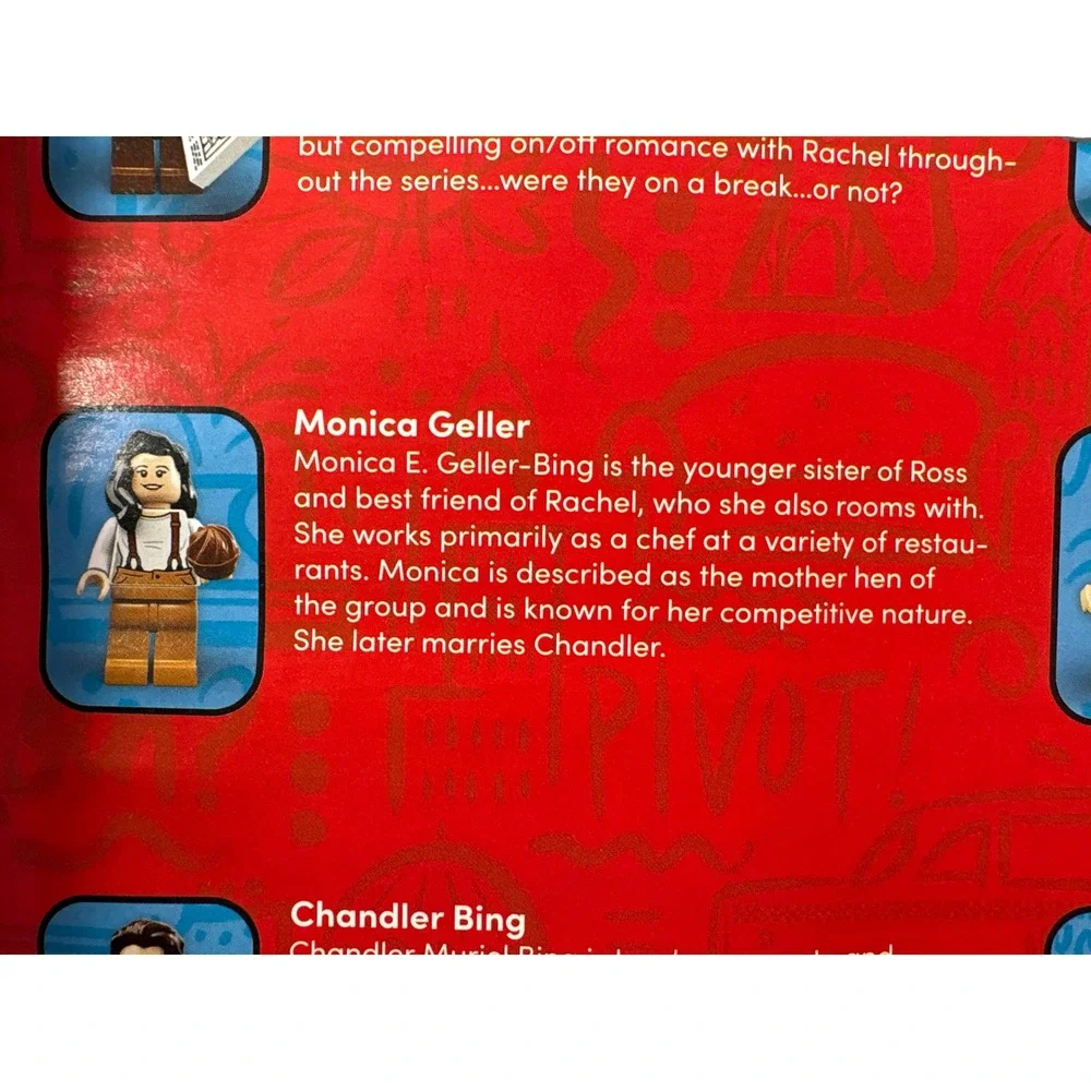 LEGO Friends The Apartments 10292 Replacement Bag 6 Monica Geller Minifigure NEW - Picture 3 of 4